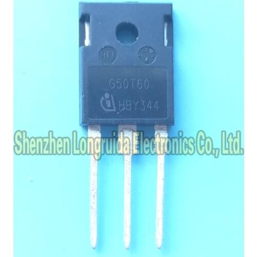 10PCS G50T60 IGW50N60T TO-247 IGBT TRANSISTOR 50A 600V