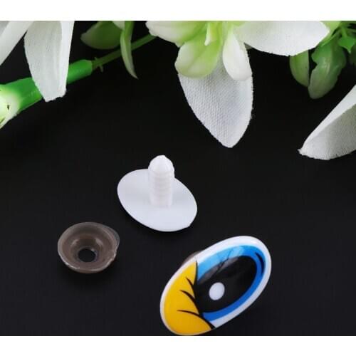 10pcs Plastic Cartoon Safety Doll Eyes For Toy Bear Dolls Puppet Stuffed Animal Crafts Children DIY With Washers XX9E