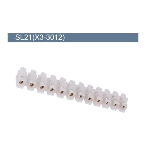 10PCS X3 series 12 Position Barrier Terminal Strip Block X3-3012 30A / H Type