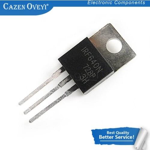 10pcs/lot IRF640NPBF IRF640N IRF640 TO-220 In Stock