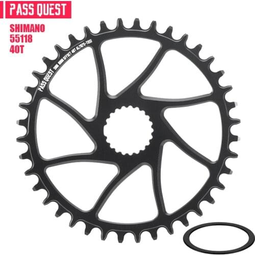 2021New PASS QUEST 0MM Offset Direct mount Chainring 30T-42T MTB Narrow Wide Bicycle Chainwheel Deore Xt M7100 M8100 M9100 M9120