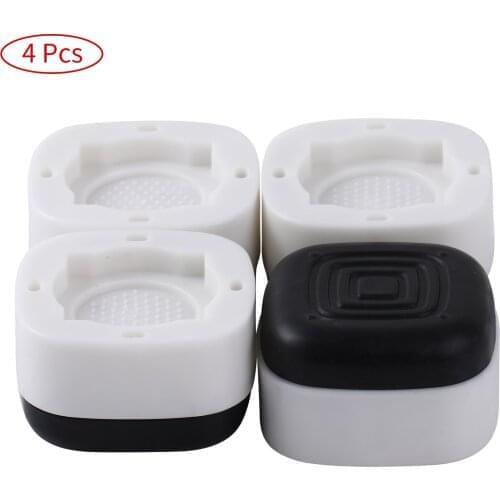 4Pcs Shock Furniture Pads Non Slip Silicone Heighten Feet Appliances Support Base Anti Vibration Stand Mats for Washing Machine