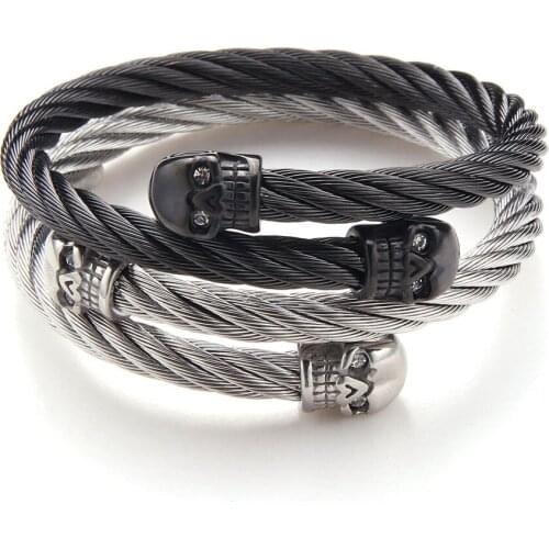 Stainless Steel Bracelet Mens Titanium Steel Bracelet Adjustable Cuff opening Luxury Mens Bracelet Luxury Jewelry 2020