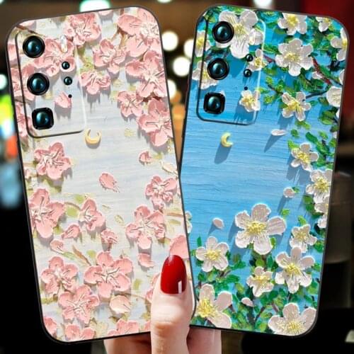 3D Emboos Art Oil Phone Case For Samsung S8 S9 S10 Plus A30S A50S A50 A12 A51 5G A714G A31 A52A21S M31Prime S21Ultra Cover Coque