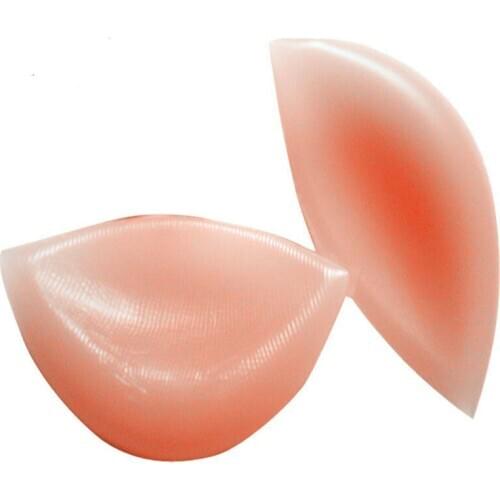 Breathable Silicone Bra Insert Breast Enhancer Push Up Pads Cutlets Swim Crossdresser Shemale Artificial Cosplay Latex Shapewear