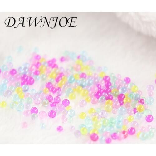 Mix 800-1500pcs 0.8-3mm Bubble ball UV Epoxy Resin Accessories Filling Assorte DIY Resin Jewelry Making Findings