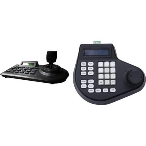2 Pcs Keyboard Controller LCD 1.5Km Joystick RS485 PTZ Speed Dome Camera Bracket EU Plug, 8003H & 8004P