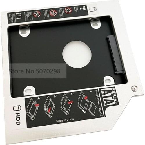 9.5mm SATA 2nd HDD SSD Hard Drive Optical Caddy Frame Enclosure for HP Envy 17-J162SS 15t-ae100 17-s030nr 15-K207NE 15-k154nr