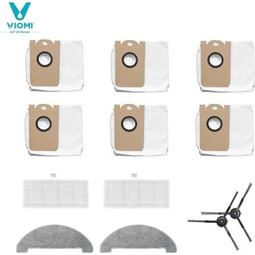 Mop Cloths Dust Bags Side Brushes Hepa Filter Accessories Parts for XIAOMI VIOMI S9 Robot Vacuum Cleaner