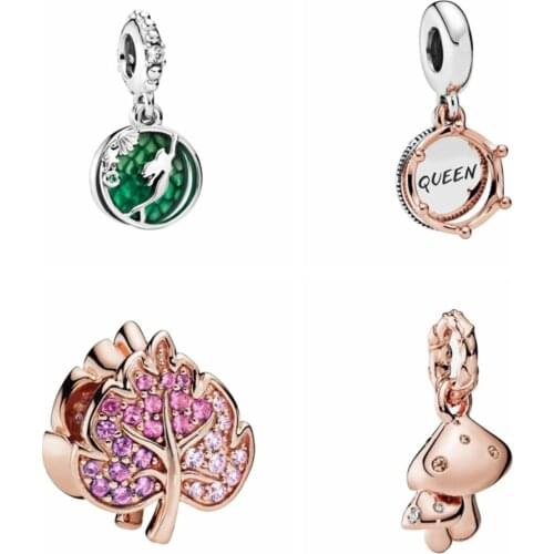 New Fashion Enamel Rhinestone Alloy metal Big Hole Charms Beads for European Bracelets Jewelry Making Accessory