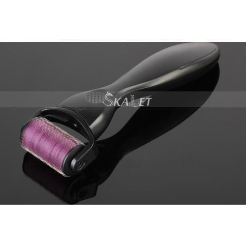 Portable Titanium Derma Roller 1200 Pins Needles for Face Care and Hair-loss Treatment with CE Approval