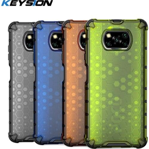 KEYSION Shockproof Case for Xiaomi POCO X3 Pro NFC F3 M3 Pro Mi 11i 11 Ultra 11 Lite Phone Cover for Redmi Note 10 Pro K40 Pro