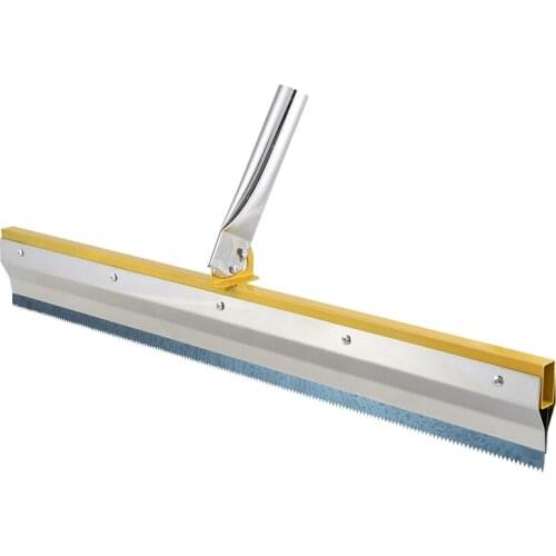 Stainless Steel Notched Squeegee Epoxy Cement Painting Coating Self Leveling Flooring Gear Rake Construction Tools Part Retail
