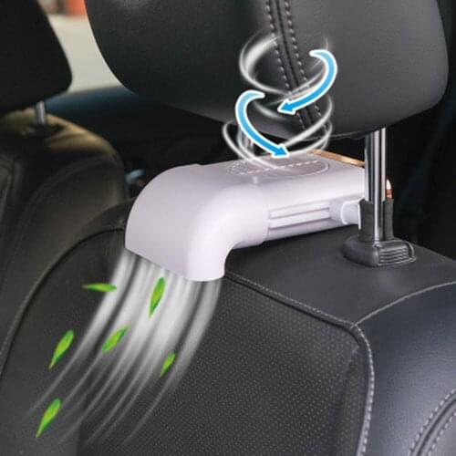 Car Back Seat USB Fan Foldable Silent Fan Three Grade Wind Speed Adjustable Car Cooler Air Cooling Fan Car Creative Accessories