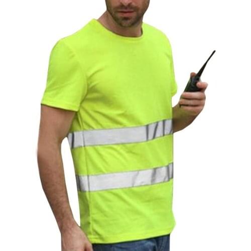 Breathable Businss Clothes Unisex Reflective Work Shirt High Visibility Safety Casual Baggy Vest