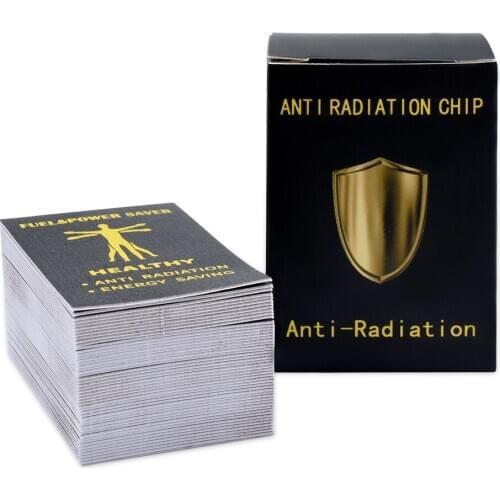 High Ions 3000cc Against 5G Anti-Radiation Mobile Phone Sticker 50pcs With Box