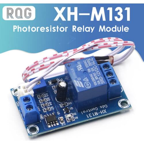XH-M131 DC 5V / 12V Light Control Switch Photoresistor Relay Module Detection Sensor 10A brightness Automatic Control Module