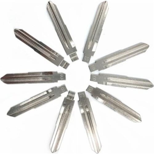 10 pcs/lot Metal Blank Uncut Flip KD Remote Key Blade Type #03 Key Blade
