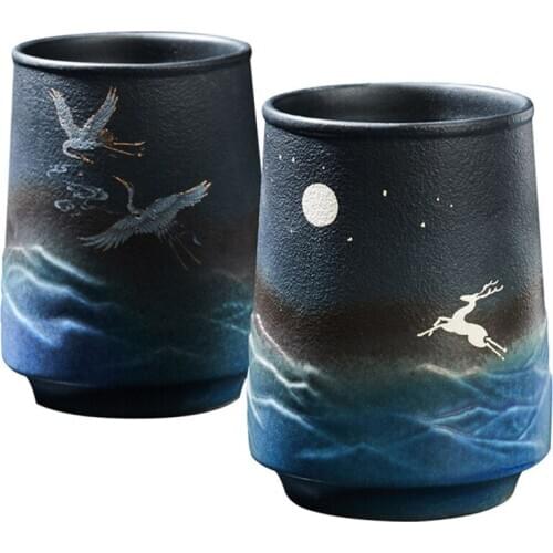 310ml Creative Coffee Mug for Women Men Ceramics Teacup for Cocoa Water Milk Juice Cup Couple Cup Birthday Gift