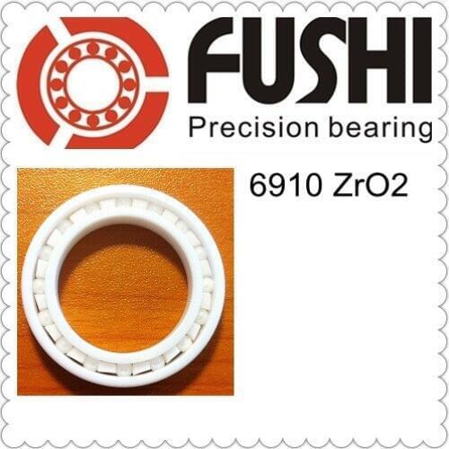6910 Full Ceramic Bearing ( 1 PC ) 50*72*12 mm ZrO2 Material 6910CE All Zirconia Ceramic 6910 Ball Bearings