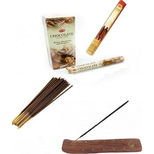 Chocolate and Cinnamon Fragrance 40 Incense Stick and Pati Incense Cradle candles and scents свечи и ароматы velas y aromas