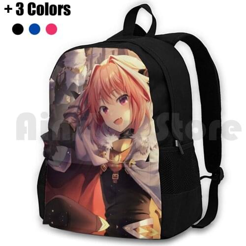 Astolfo Outdoor Hiking Backpack Riding Climbing Sports Bag Animates Fate Grand Order Fgo Saber Spell Lewd Fate Iilya Manga Fate