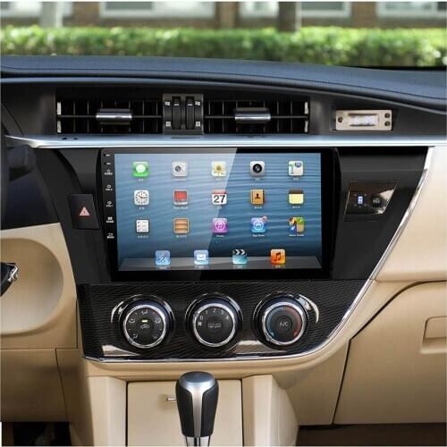 10.1 Inch Car Fascia For Toyota Corolla 2014 Fascias Audio Fitting Adaptor Panel Frame Kits Car DVD Frame Dashboard