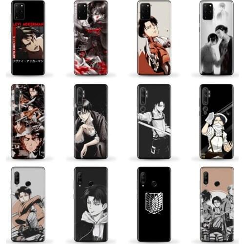 Attack on Titan Phone Case for SAMSUNG A51 52 50 71 31 21 S 21 ultra 20 fe plus XIAOMI redmi note 10 8 9 pro HUAWEI P 30 40 lite