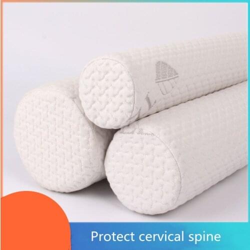 Cylindrical pillow with slow rebound memory cotton cylindrical core to repair cervical spine waist cylindrical pillow