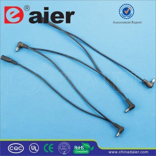 Daier Black Plastic 2.1mm 5DC2.1F-1 DC Power Jack Plug Adapter/DC Connector Jack/Electrical Plug