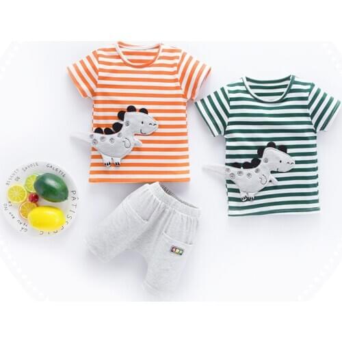 BibiCola baby boys clothing set summer infant T-shirt+short pants 2pcs boy tracksuits costume casual kids sport suits baby set