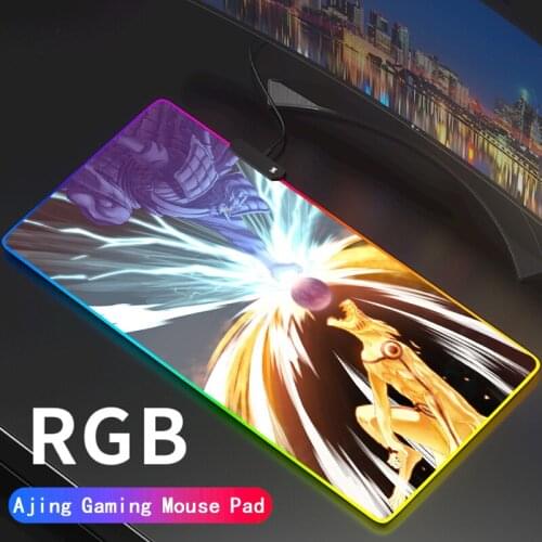 Anime Cartoons Gaming Mouse Pad Computer Mousepad RGB Large MausePad Gamer Mouse Carpet Big PC Desk Play Mat