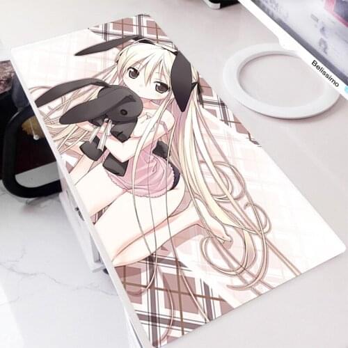 Gaming Accessories Mouse Mat Mousepad Cute Mouse Pad Gamer PC Gamer Anime Pad On The Table Large Mosuepad Kawaii Yosuga No Sora