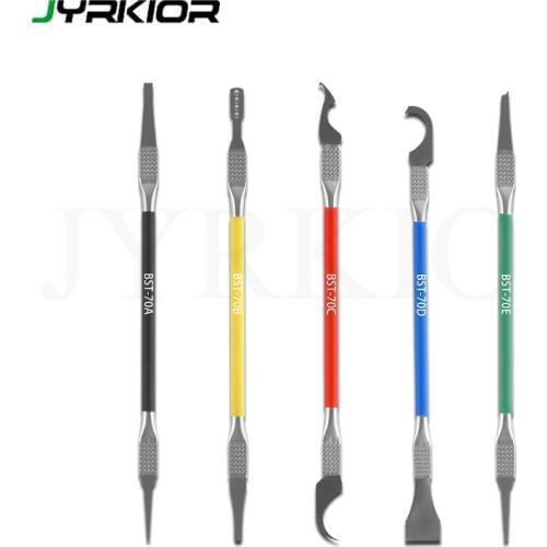 Jyrkior BST-70 High Toughness Mobile Phone Motherboard BGA Chip Disassembly Tool Pry Knife CPU Glue Remover LCD Screen Opener