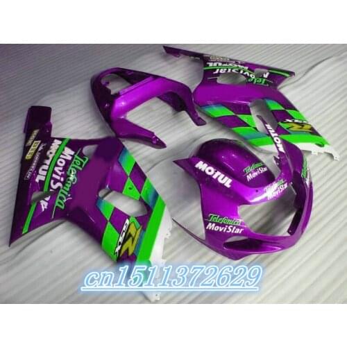 Fit Purple Fairing for SUZUKI 2001 2003 GSXR600 750 01 02 03 GSXR600 GSXR750 K1 01 02 03 GSXR 600 750 Fairings kit In