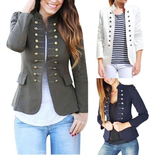 Winter Jacket Solid Female Slim Fashion Single Breasted Office Women Long Coat Overall Red Black Bottons Sleeve Outerwear traf