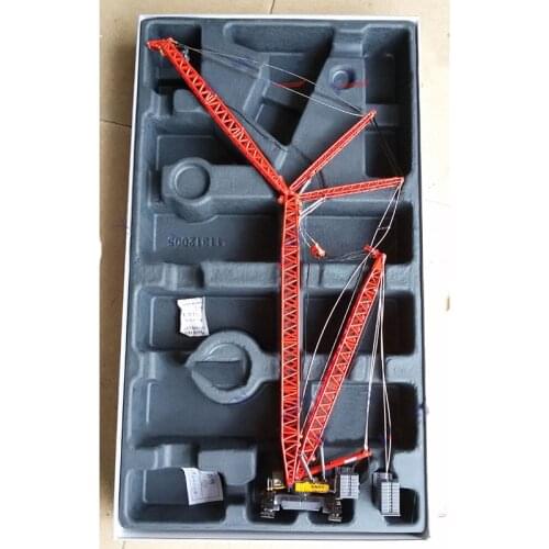 Diecast Engineering Vehicle 1:120 SANY SCC4000 Heavy Industry Red Star Crawler Crane Alloy Model Collection Display Gift