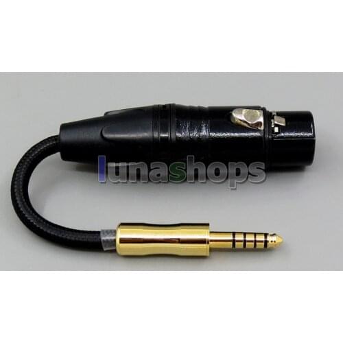 LN006090 Balanced Weave Cloth xlr Female to 4.4mm Male audio adapter Converter cable for Sony PHA-2a TA-ZH1ES NW-WM1Z