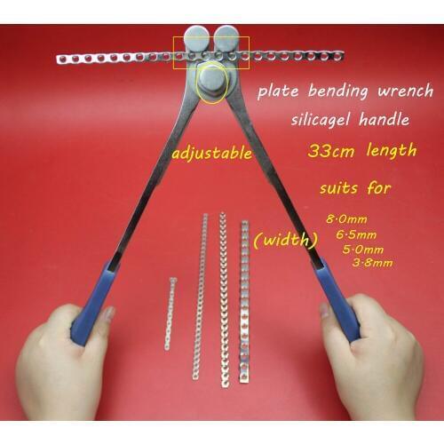 Medical orthopedic instrument bone plate Lateral bending forceps silicagel handle adjustable universal bender plier Veterinary