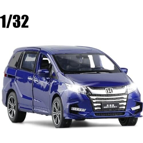 1:32 Honda ODYSSEY MPV Alloy Die Cast Toy Car Model With Pull Back Children Toy Gifts Free Shipping