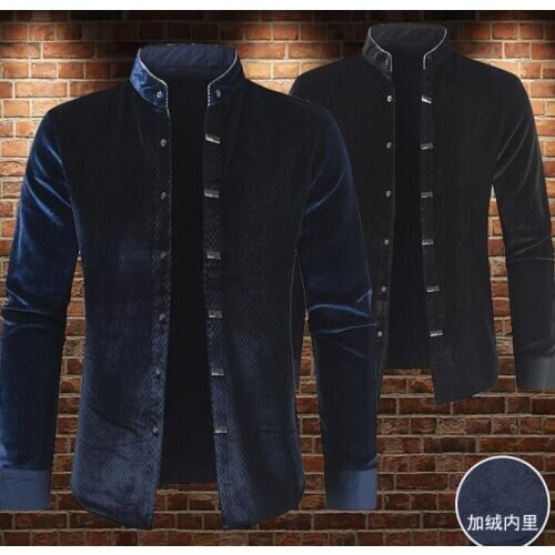 Gold velvet jacquard plus velvet blazer men suits designs jacket mens stage costumes dress masculino homme stand collar B445