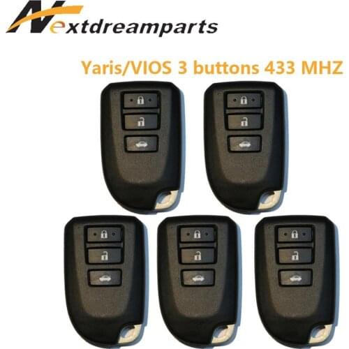 Genuine Smart Key for Toyota Yaris VIOS 433mhz 3 buttons key BS1EW