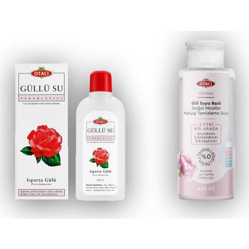 Rose Dry Rose Water-Based Natural Micellar Make-Up Cleansing Water + Rose Water