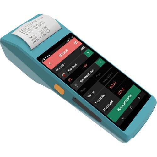 RUGLINE 58mm POS Receipt Printer 5.5inch PDA Android 6.0 Handheld POS terminal PDA WIFI Bluetooth 4G PDA Support OTG(PDA5501)