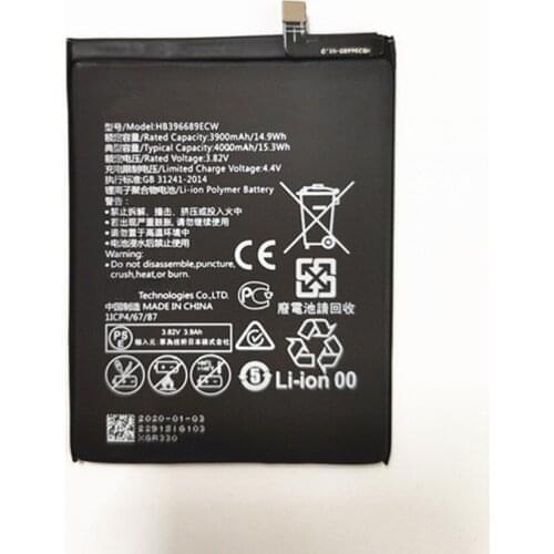 Replacement Phone HB396689ECW Battery For Huawei Mate 9 Mate9 Pro Honor 8C Y9 2018 Version Rechargeable Battery 4000mAh