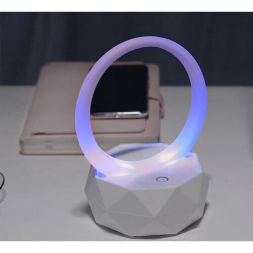 Luminous Night Light Wireless Bluetooth Speakers Colorful Atmosphere Light Subwoofer Multiple Light Mode Switching Home Audio