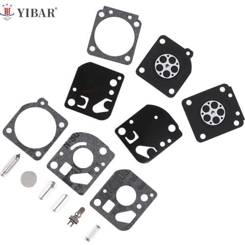 15Pcs/set Carburetor Carb Gasket Diaphragm Repair Rebuild Kit Fit For Zama RB-29 Ryobi 26cc && 30cc Carb Blower Trimmer