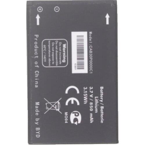 1x 850mAh CAB30P0000C1 Replacement Battery For Alcatel One Touch OT-800 OT-802 OT-808 OT-799 OT-799A OT-802Y OT-E206C Batteries