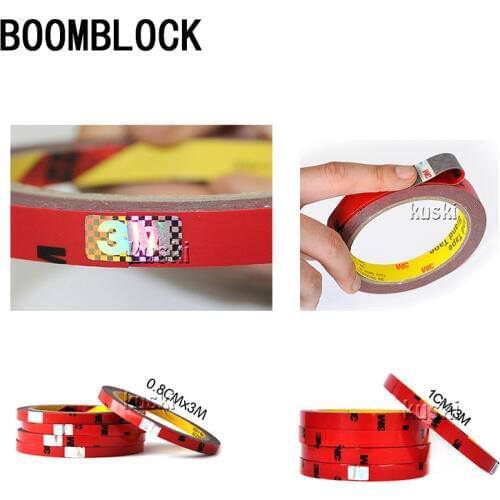 3M Car Auto Tape Double Sided Tape Stickers for Peugeot 307 206 308 407 207 508 208 406 2008 Lada Vesta Granta Priora Kalina