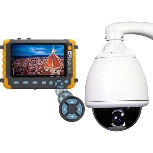 5 Inch TFT LCD 1080P 5MP 4MP 4 IN 1 TVI AHD CVI Analog CCTV Tester Security Camera Tester Monitor HDMI Input Audio Test